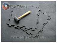 GYM FLOORS PIPE WIPERS